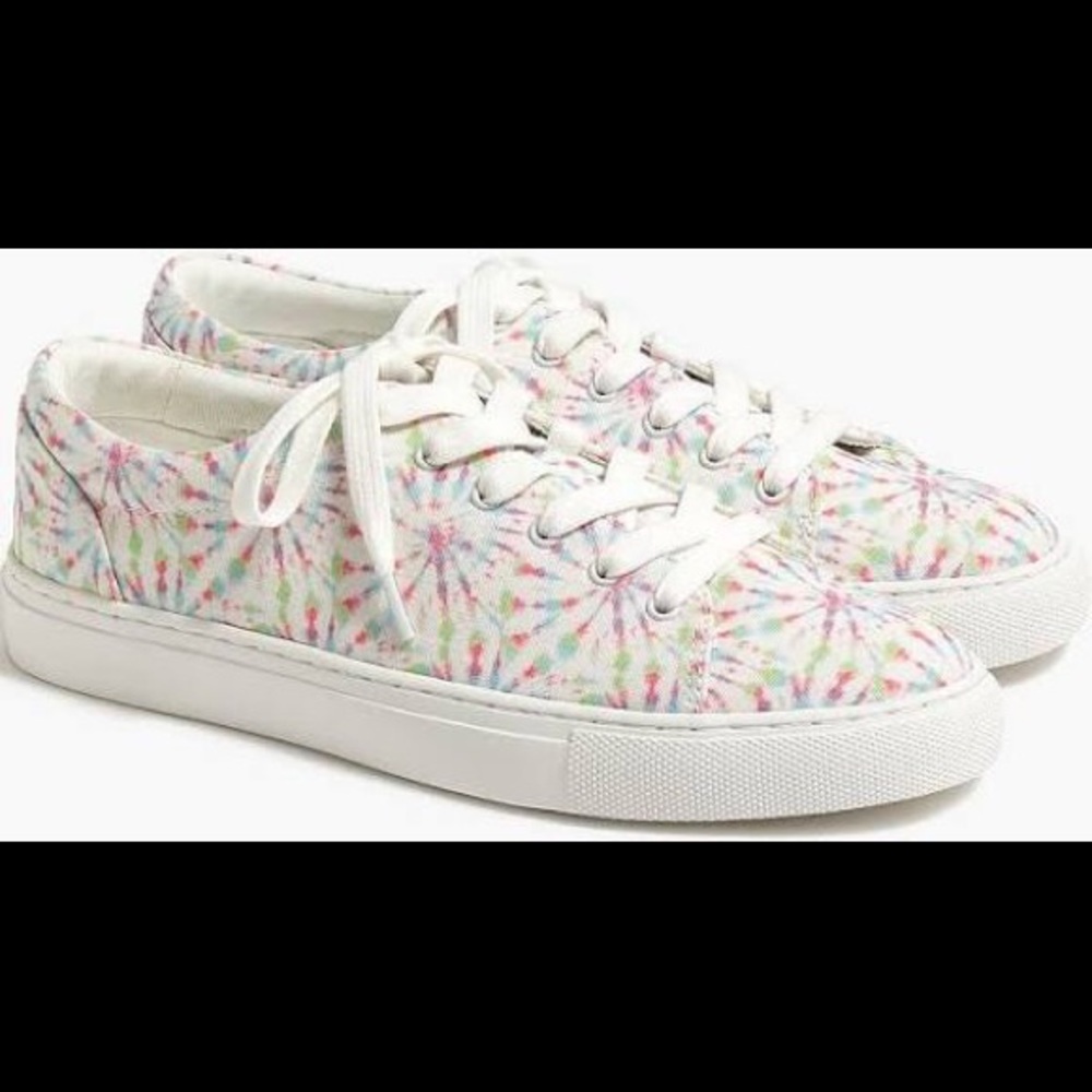 BNWT J. Crew Tie Dye Sneakers